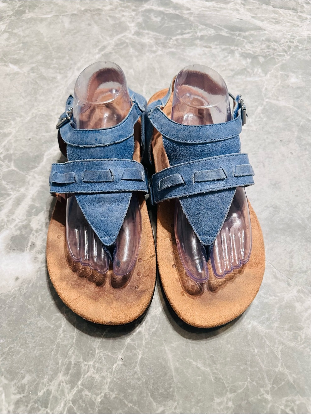 Blue Denim Vionic Sandals SZ 9